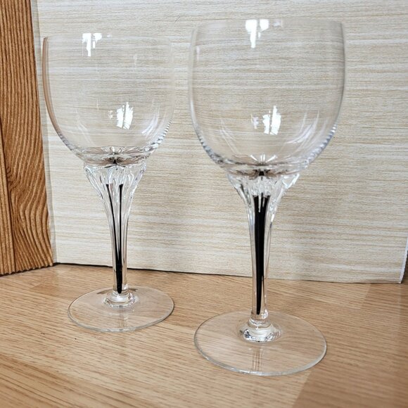 2 Vintage Belfor Crystal Wine Glasses "Exquisite" Series" - Picture 10 of 10